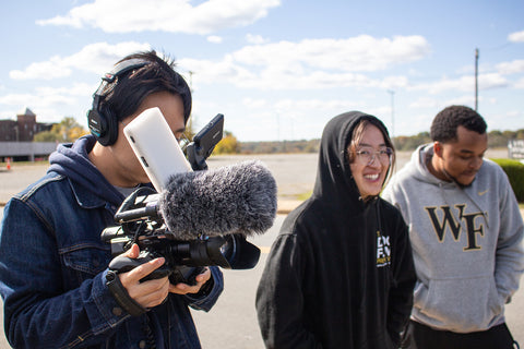BTS: WFU Film Team in Action